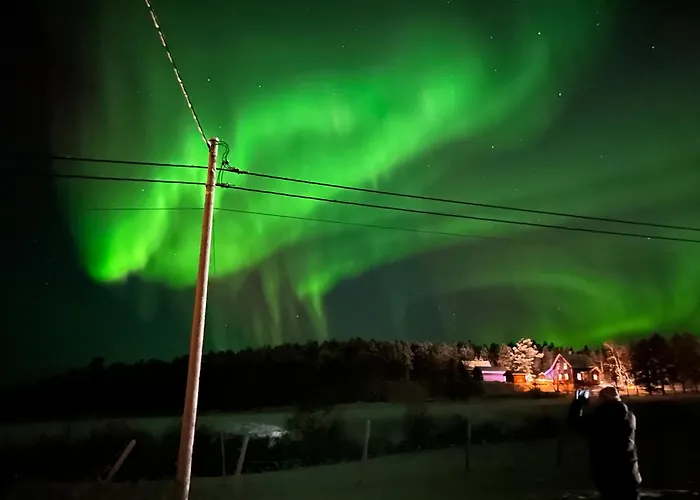 Casa de Férias House In The Lights And Aurora