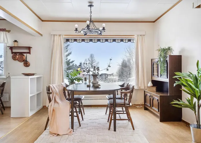 House In The Lights And Aurora *