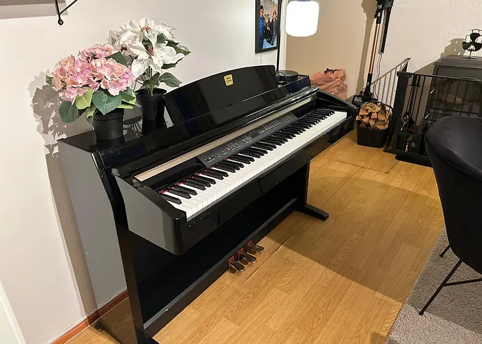 House In The Lights And Aurora