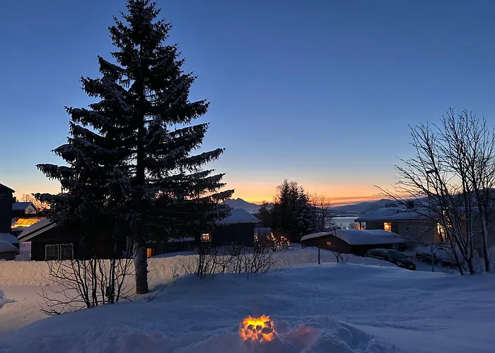 Casa de Férias House In The Lights And Aurora